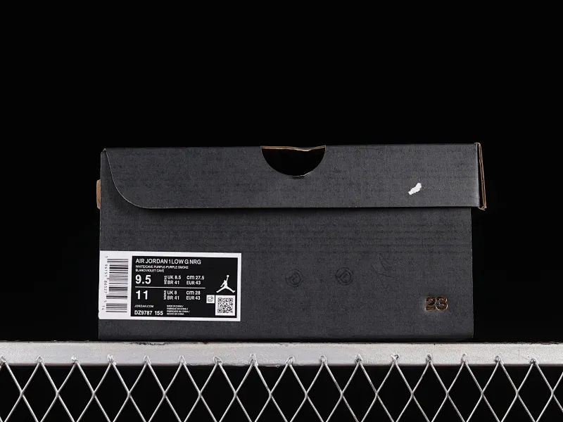 All categories Air Jordan Jordan series basketball shoes Air Jordan 1 Low Z version Air Jordan 1 Low Golf "Purple Smoke" AJ1 Joe 1 new golf version smoke white and purple DZ9787-155